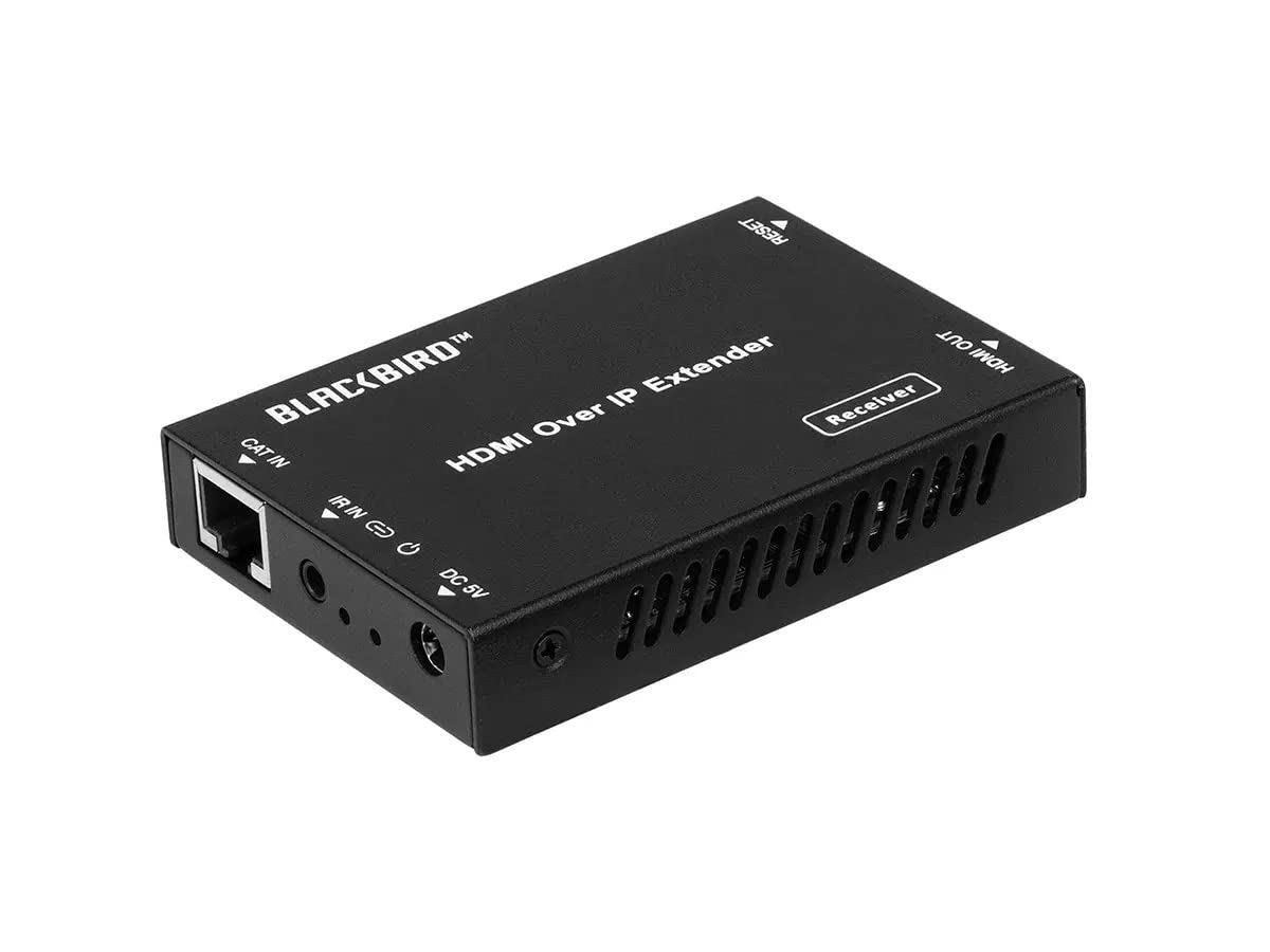 Monoprice Blackbird H.265 HDMI Over IP Decoder/Receiver Splitter System and Extender Up to 100m 1080p (RX Only)