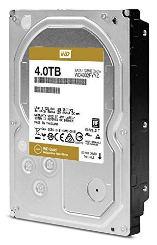 Western Digital WD4002FYYZ 4 TB 3.5-Inch Hard Drive - Gold