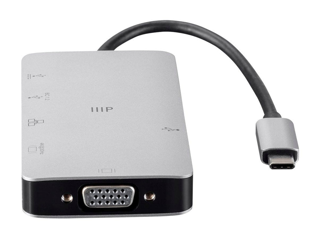 Monoprice 134184 USB-C to HDMI | (4k/60hz), Aluminum Alloy Shell, Nickel Plated Connector Adaptor - Consul Series