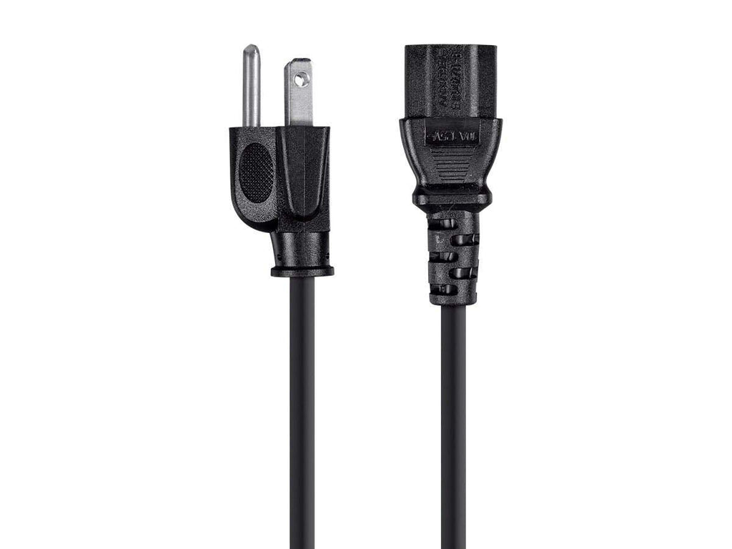 Monoprice 25ft 18AWG Power Cord Cable w/ 3 Conductor PC Power Connector Socket, 10A (NEMA 5-15P to IEC-320-C13)