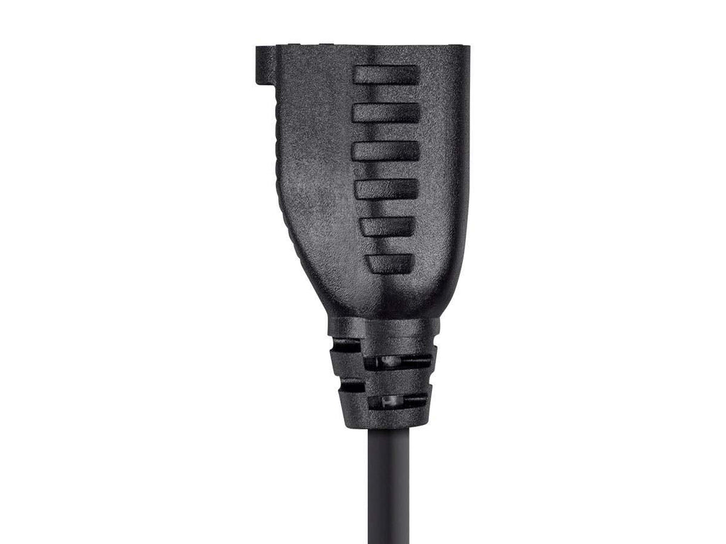 Monoprice 101302 1-Feet 18AWG Power Adapter Cord Cable, Black