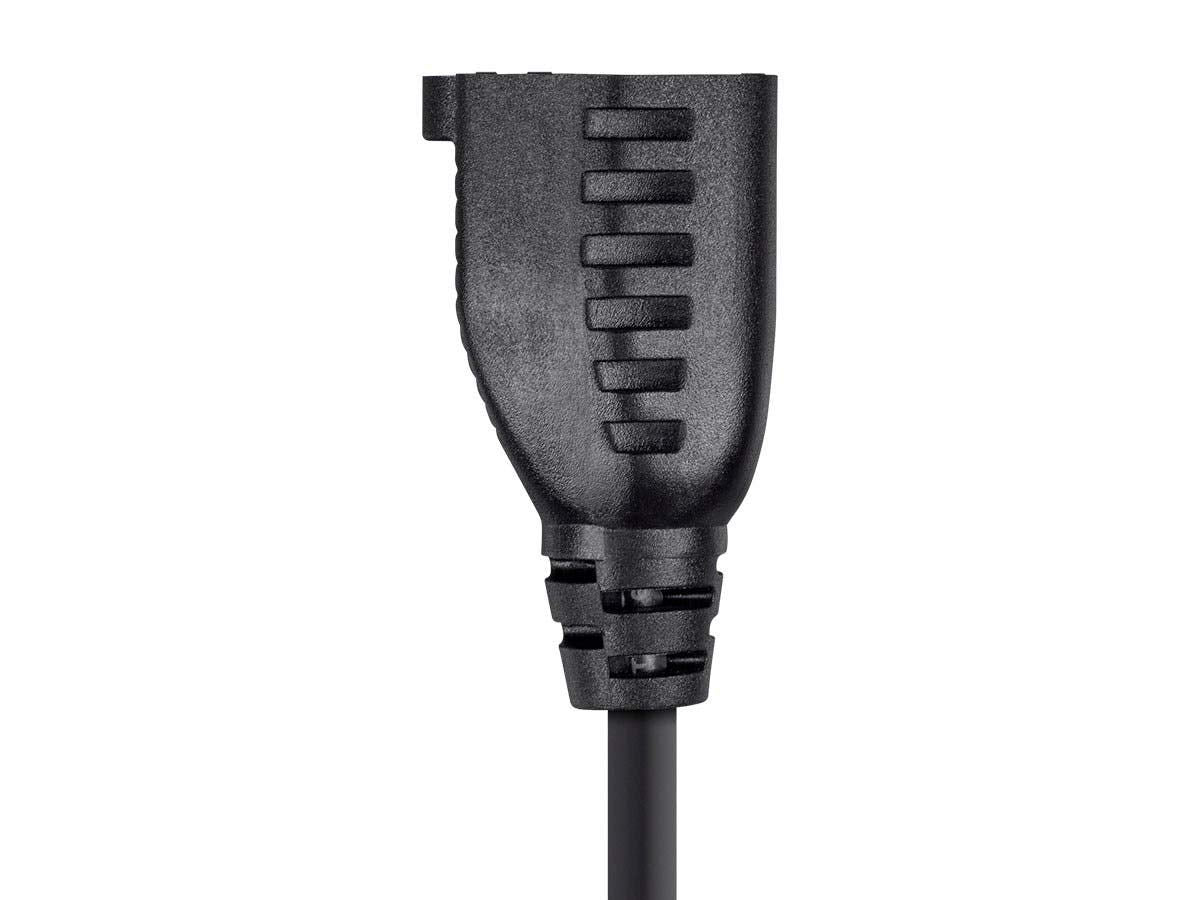Monoprice 101302 1-Feet 18AWG Power Adapter Cord Cable, Black
