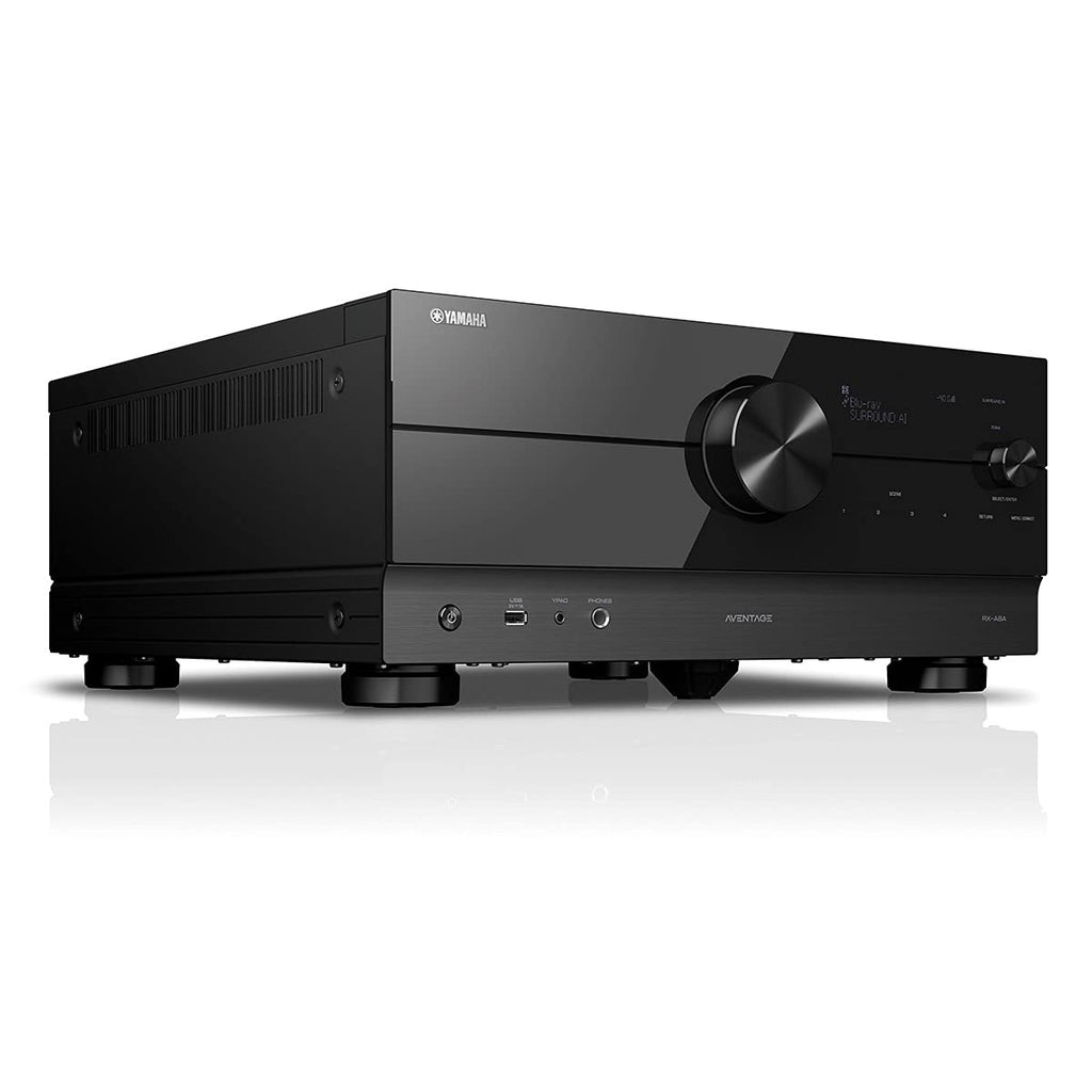 Yamaha RX-A8A AVENTAGE 11.2-Channel AV Receiver - 8K and 4K/120, eARC, Dolby Atmos, DTS:X, Auro-3D, Surround:AI, Wi-Fi, Bluetooth, MusicCast