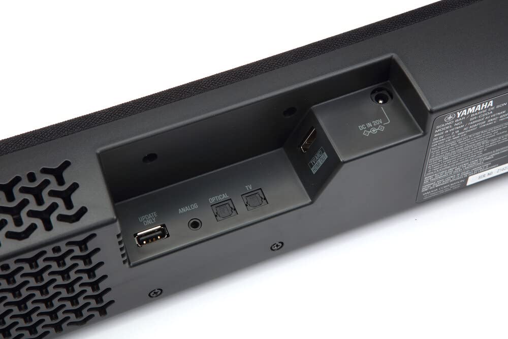 Yamaha SR-C20A Compact Sound Bar with Built-in Subwoofer and Bluetooth