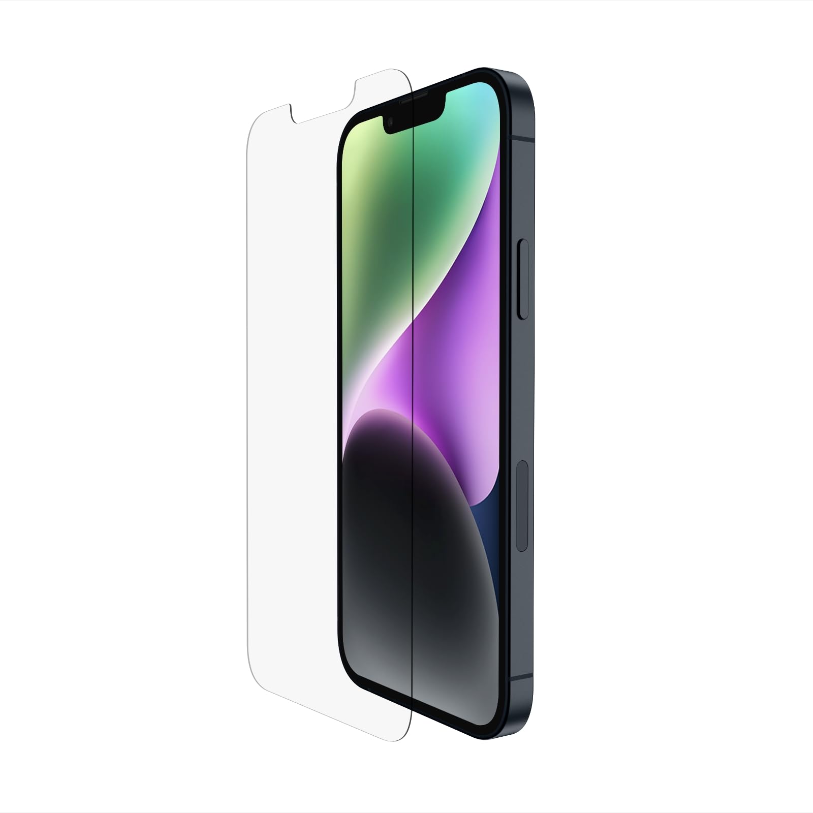 Belkin TemperedGlass iPhone 17e, 16e, 14, 13, 13 Pro Screen Protector, AntiMicrobial-Treated, Easy Bubble Free Application with Included Installation Guide Tray, 9H Hardness Tested