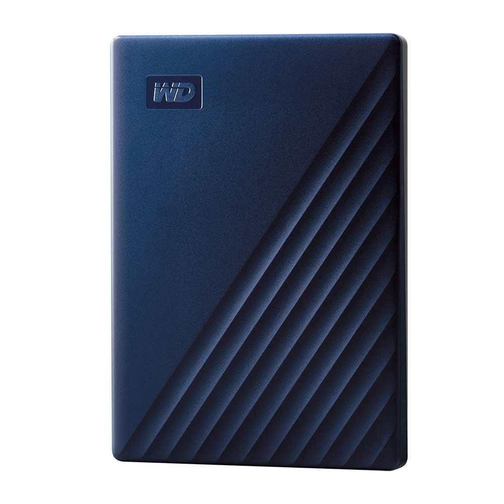 WD 2TB My Passport for Mac portable external storage, USB 3.0, Mac Compatible external hard drive, software for device management, backup and password protection, Time Machine Ready, Midnight Blue