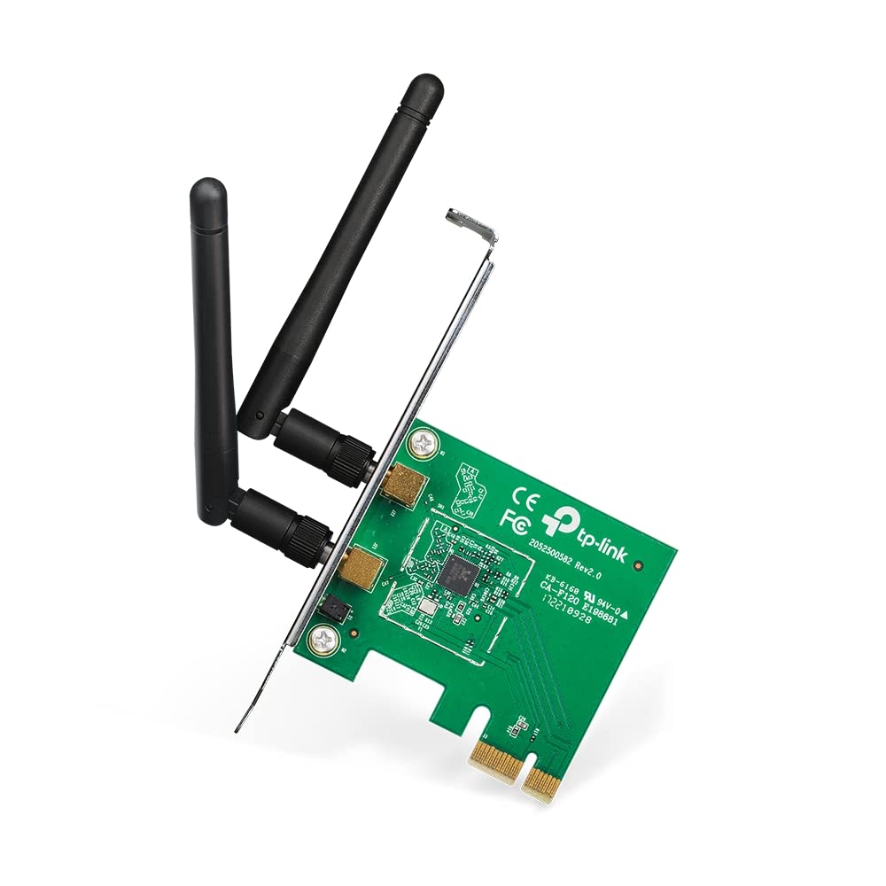 TP-Link N300 PCIe WiFi Card (TL-WN881ND), Wireless Network Adapter Card for PC
