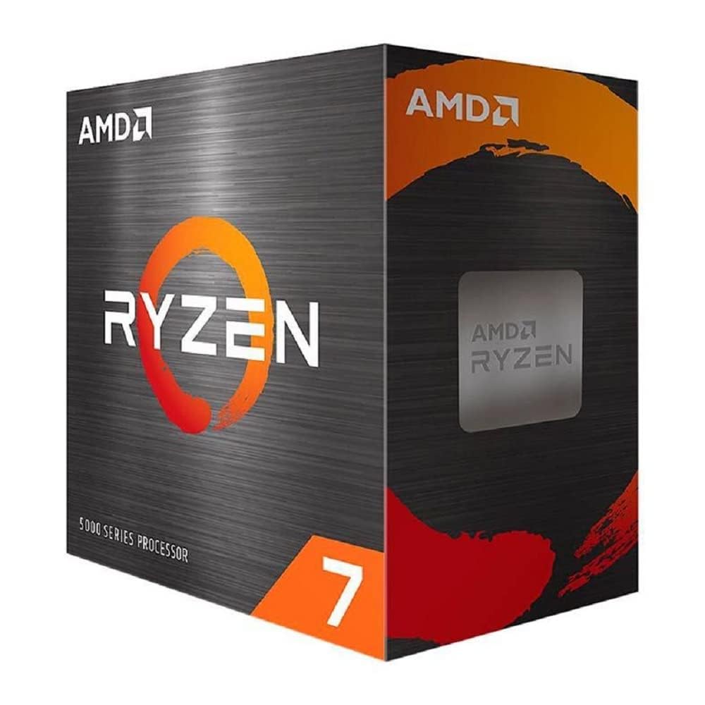 AMD Ryzensets 7 5800X Processor (8 Cores/16 threads, 105W TDP, AM4 socket, 36 MB Cache, 4,7Ghz max boost frequency, no cooler)