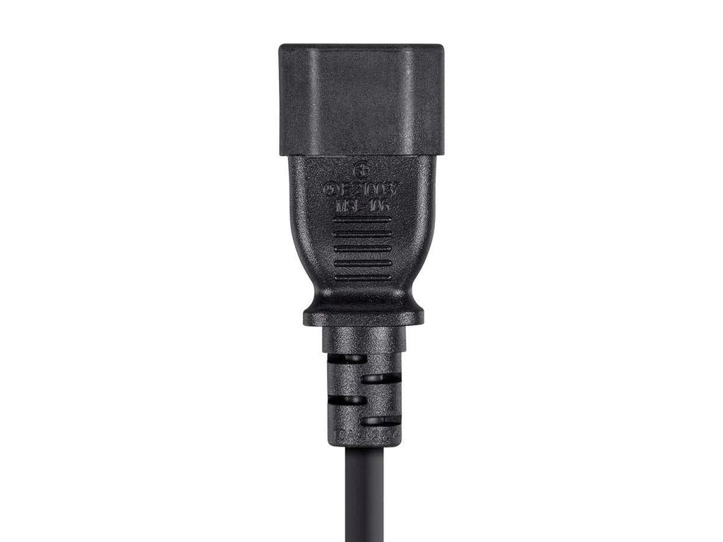 Monoprice 101302 1-Feet 18AWG Power Adapter Cord Cable, Black