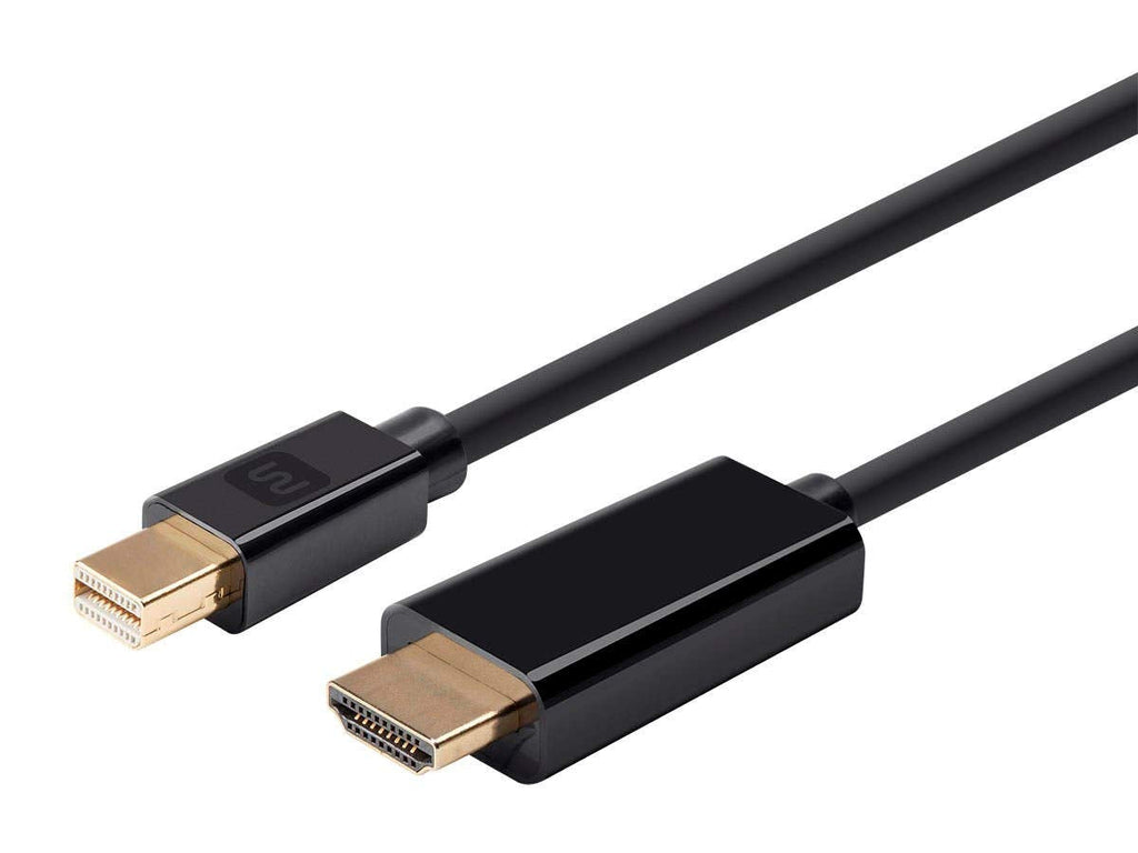 Monoprice 113369 Select Series Mini DisplayPort 1.2 to HDTV Cable, 6', Black