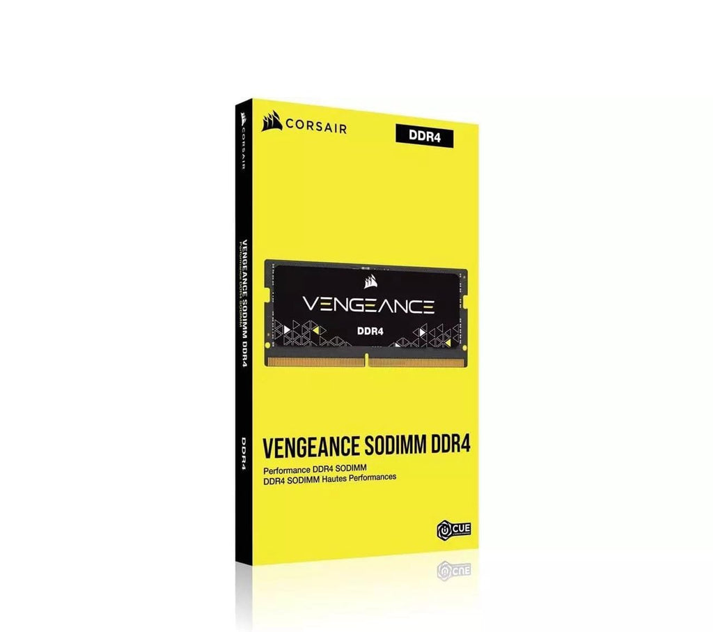 CORSAIR VENGEANCE SODIMM DDR4 RAM 16GB (1x16GB) Up to 3200MHz CL22-22-22-53 1.2V Intel AMD Laptop Notebook Memory - Black (CMSX16GX4M1A3200C22)