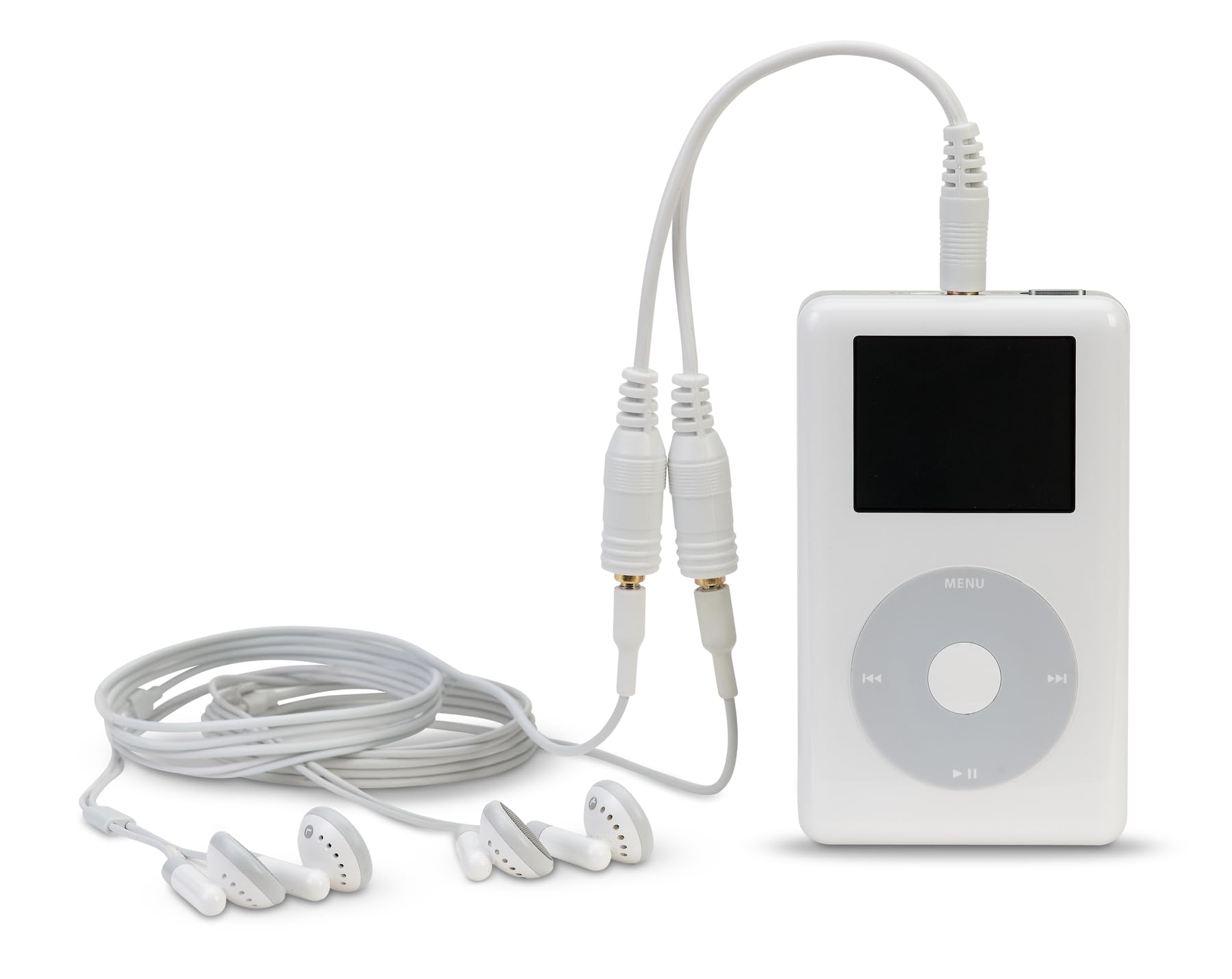 Belkin Speaker and Headphone Splitter, Standard, White