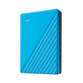 WD 5TB My Passport, Portable External Hard Drive, Blue, Backup Software with Defense Against ransomware, and Password Protection, USB 3.1/USB 3.0 Compatible - WDBPKJ0050BBL-WESN
