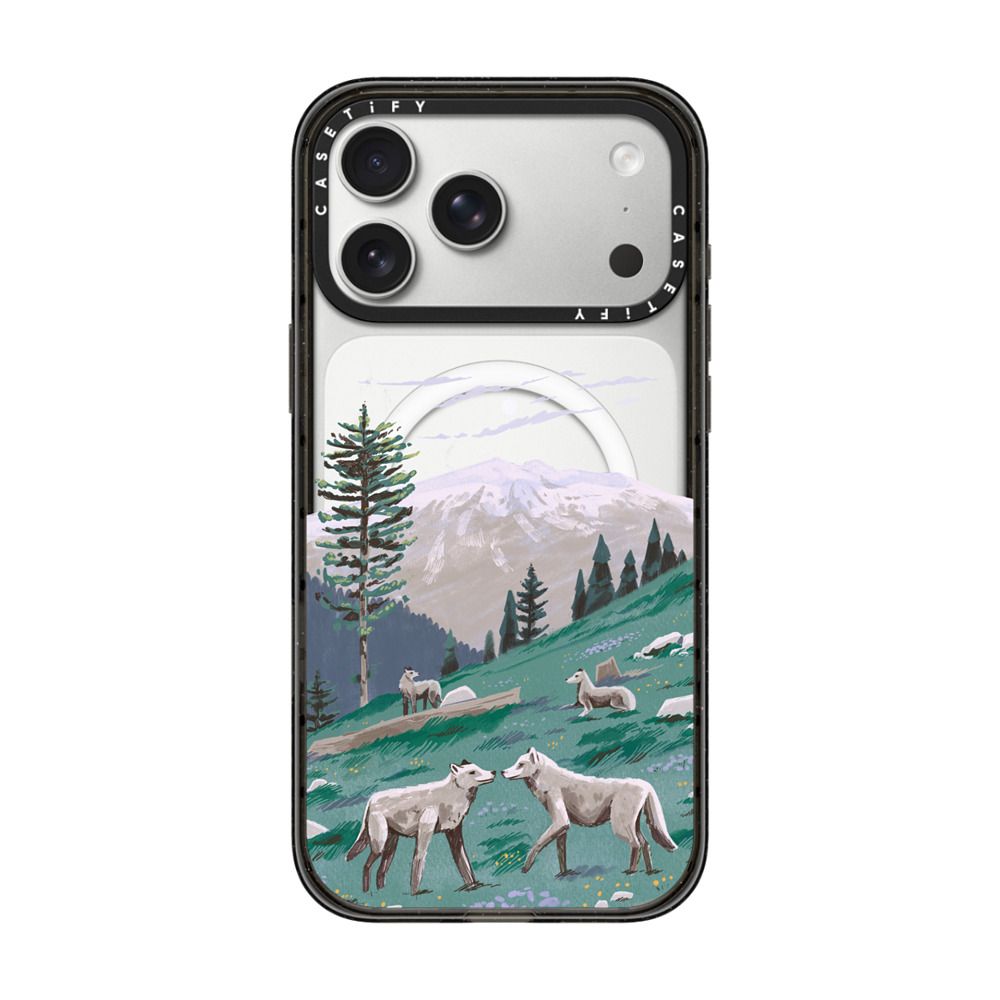 Wolves at Mt. Olympus by Papio Press iPhone Case