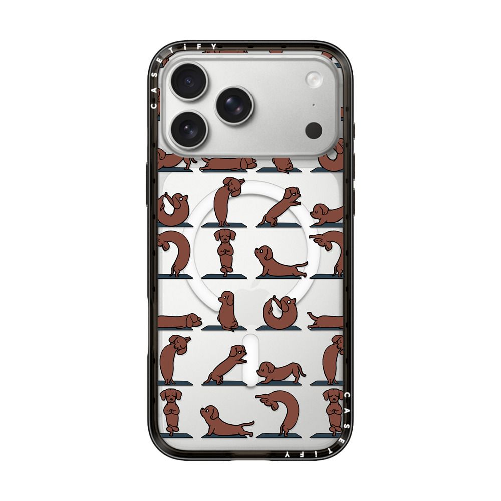 Dachshund Yoga iPhone Case