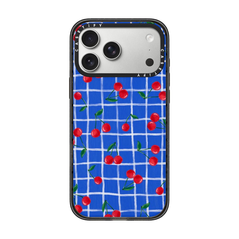 Cherry Plaid iPhone Case - 440dbc