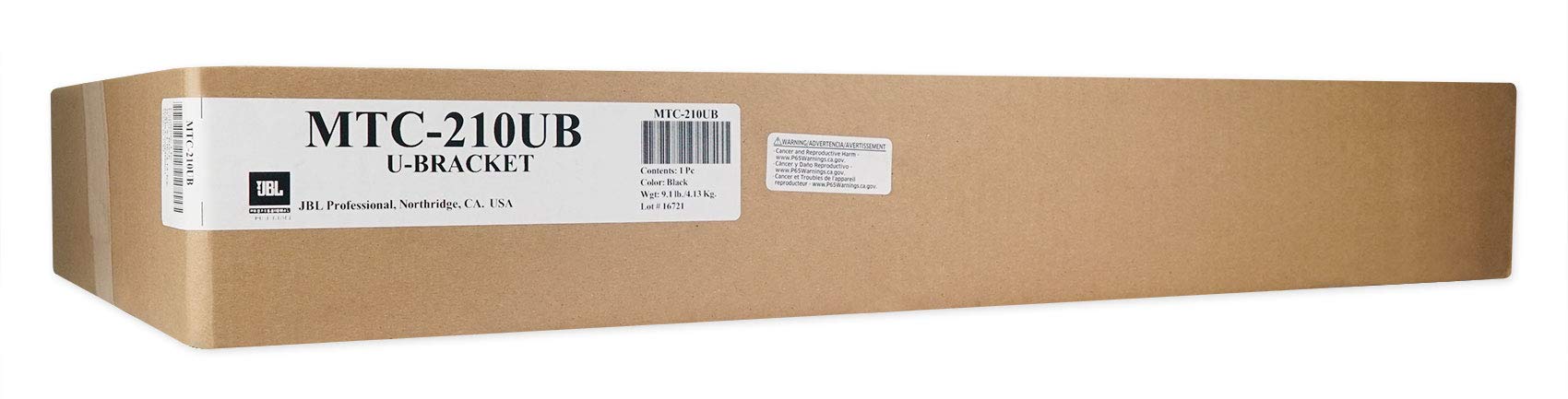 JBL Professional MTC-210UB U-Bracket for Control SB-2210 Subwoofer, Black