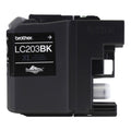 BROTHER Genuine High Yield Black Ink Cartridge, LC203BK, Replacement Black Ink, Page Yield Up To 550 Pages, Amazon Dash Replenishment Cartridge, LC203