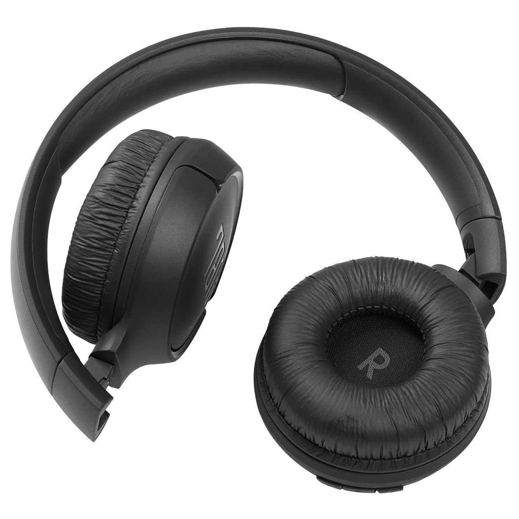 Tune 570BT On-Ear Wireless Bluetooth Headphones with Pure Bass Stereo Sound - Black with Cleaning Cloth