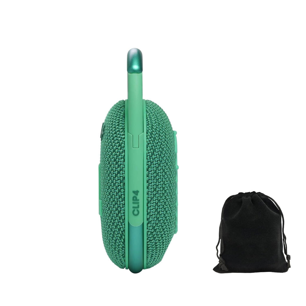 JBL Clip 4 Portable Bluetooth Speaker - IP67 Waterproof, Dustproof, 10 Hours Playtime, Integrated Carabiner, Ultra-Portable Design, Bold Style, Rich Pro Sound, Includes Pouch