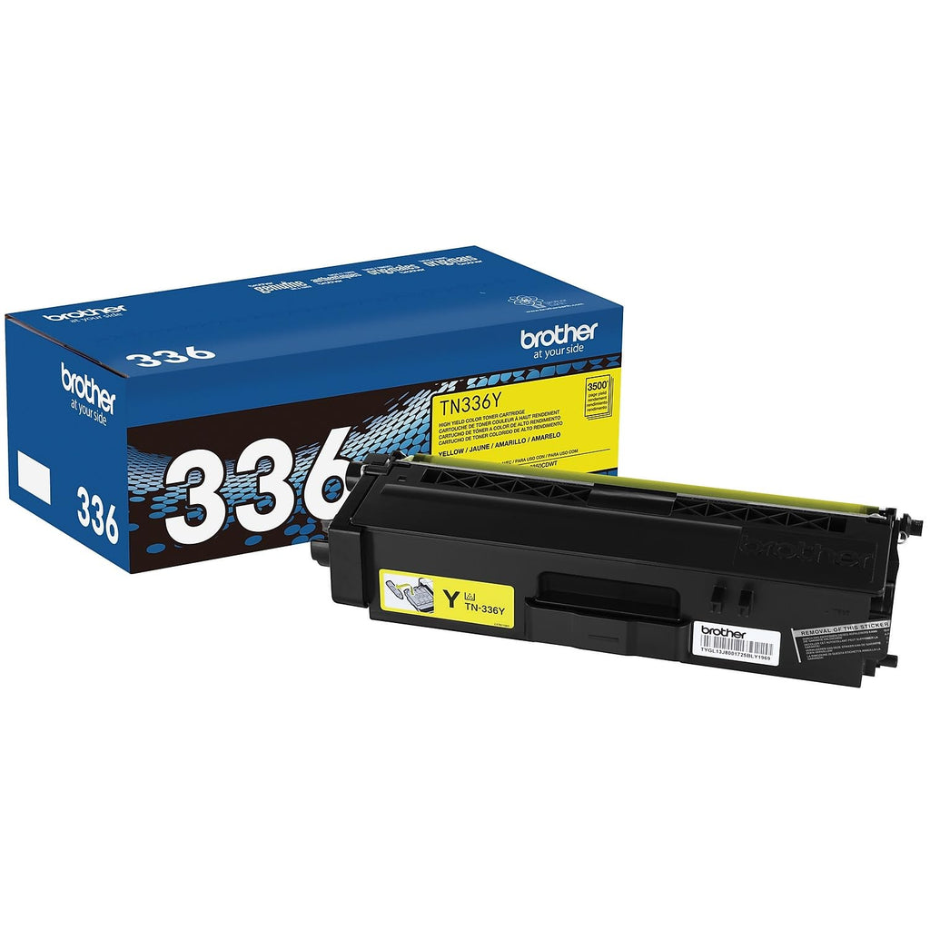 Brother TN-336Y laser toner & cartridge - laser toner & cartridges (Toner, Yellow, Laser, Brother, HL-L8250CDN, HL-L8350CDW, HL-L8350CDWT, MFC-L8600CDW, MFC-L8850CDW, ISO/IEC 19798)