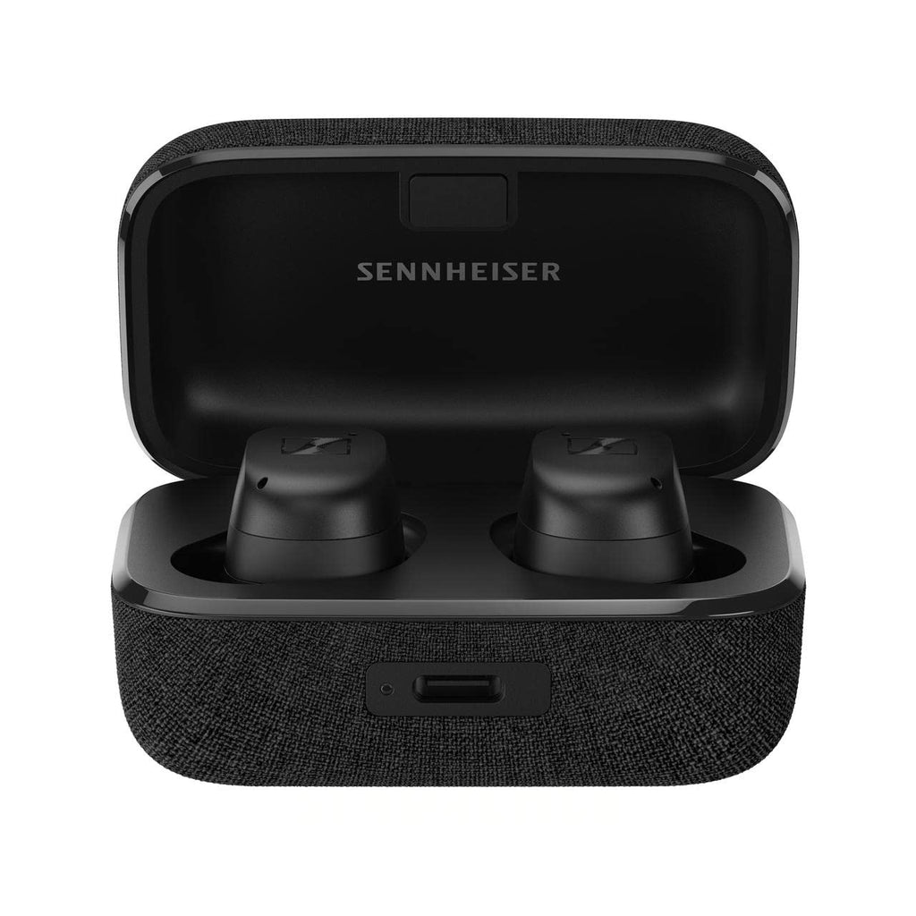 Sennheiser Momentum True Wireless 3 Earbuds -Bluetooth in-Ear Headphones for Music and Calls with ANC, Multipoint connectivity, IPX4, Qi Charging, 28-Hour Battery Life Compact Design - Black