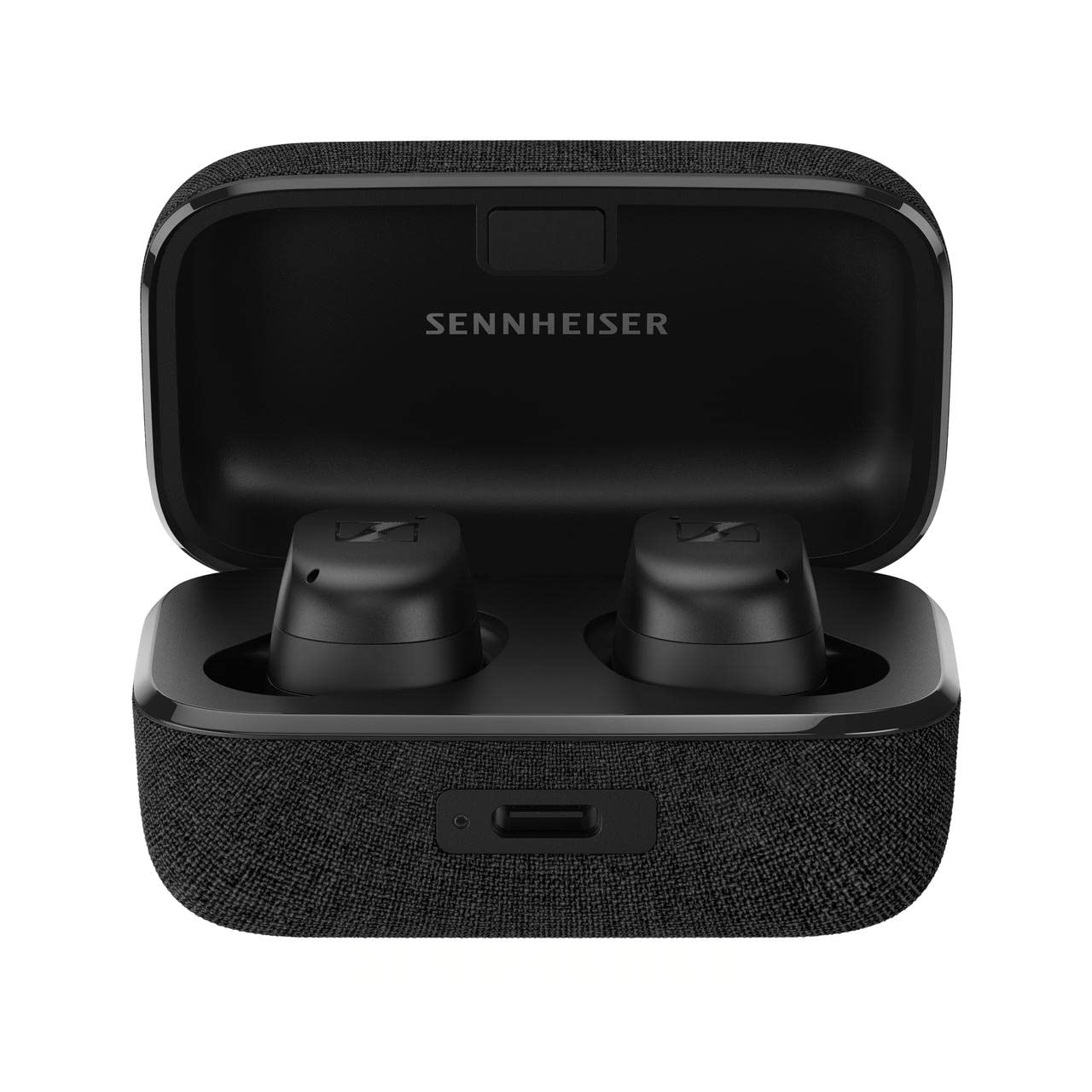 Sennheiser Momentum True Wireless 3 Earbuds -Bluetooth in-Ear Headphones for Music and Calls with ANC, Multipoint connectivity, IPX4, Qi Charging, 28-Hour Battery Life Compact Design - Black
