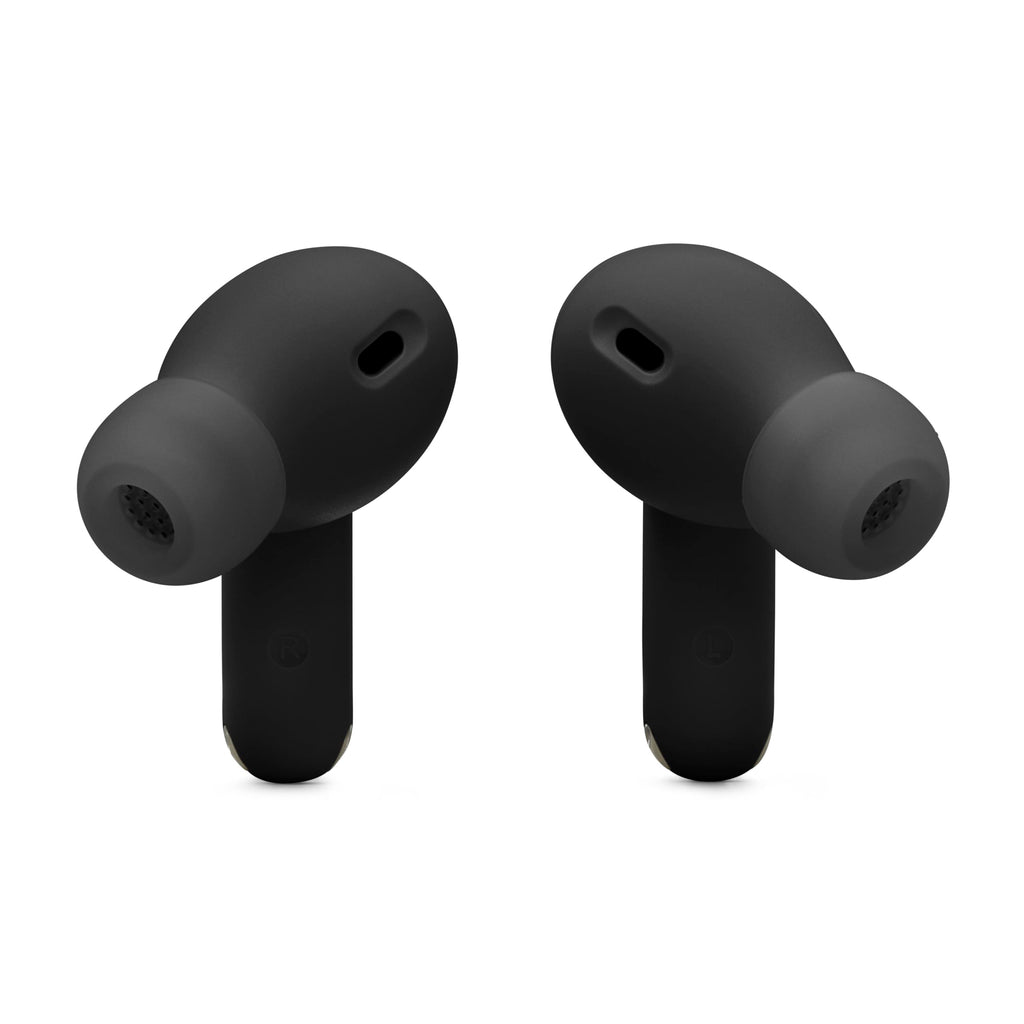 JBL Vibe Beam 2 - True Wireless NC Earphones with Pure Bass, Smart Ambient Tech, 4 Microphones for Clear Calls, Up to 40 Hours Playback, IP54 Dust/Waterproof (Black)