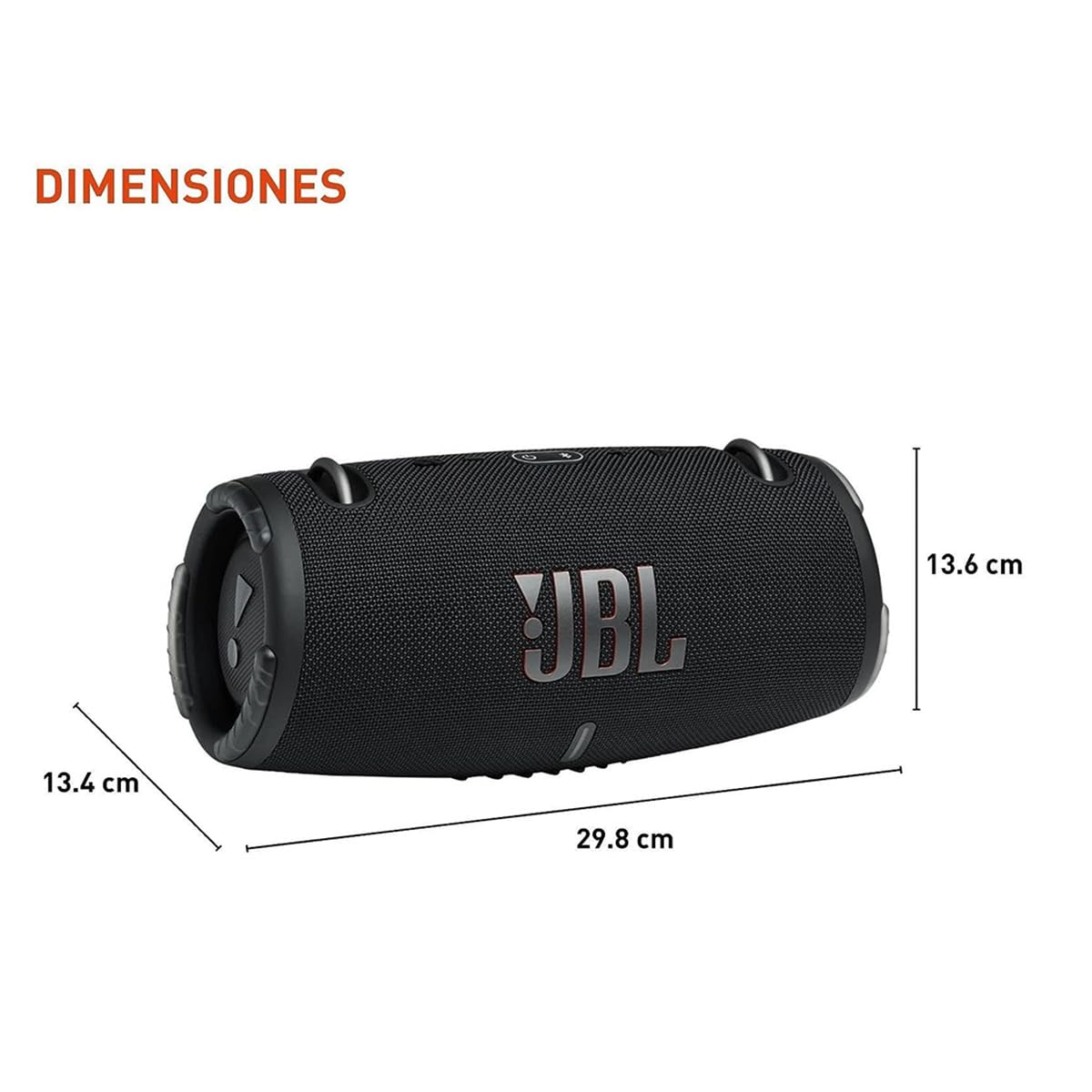 JBL Xtreme 3 Portable Bluetooth Speaker, Powerful Sound and Deep Bass, IP67 Waterproof, 15 Hours Playtime, Power Bank, PartyBoost for Pairing with Multiple Speakers (Black)