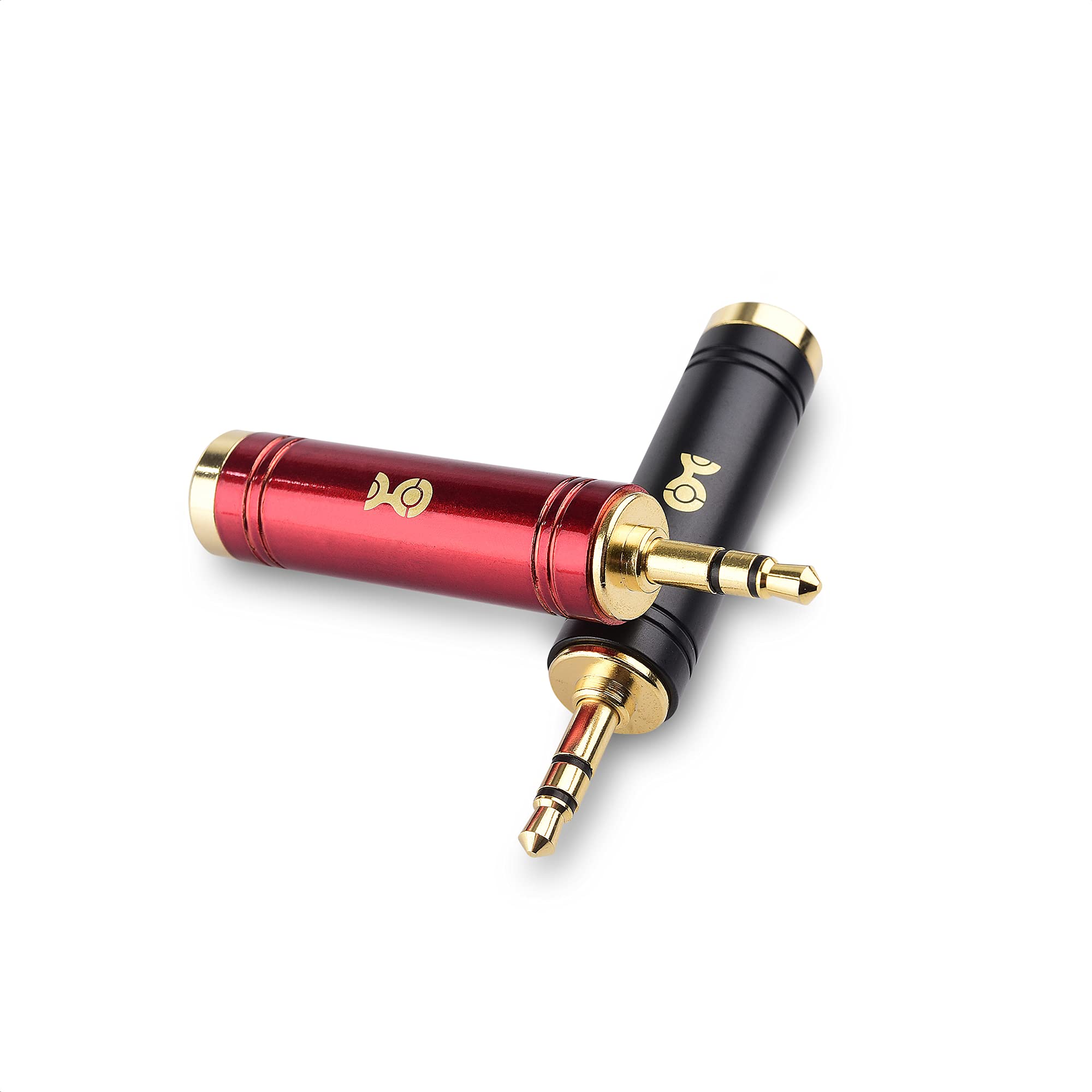 Cable Matters 2-Pack 3.5mm to 1/4 Adapter, 1/8 Male to 1/4 Female Microphone Adapter Jack, 6.35mm to 3.5mm Headphone Jack Adaptor