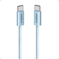 Anker Zolo USB C to USB C Cable, Braided and Dirt-Free Type-C Fast Charging Cable, Slim Connector, for iPhone 16 Series, MacBook (240W) (Blue, 3FT)