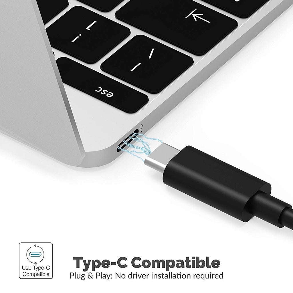 SABRENT Display Port USB C adapter, USB-C 3.2x1monitor converter supports 4K resolutions up to 3840 x 2160, compatible with PCs, notebooks, tablets, MacBooks, etc. (DA-DPUC)