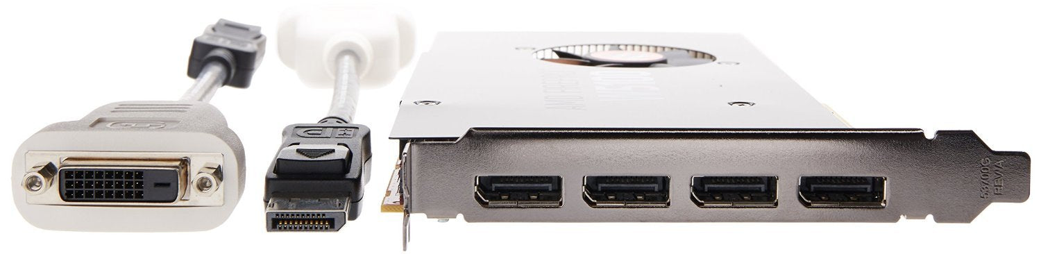 ATI AMD FirePro W5100 4GB GDDR5 4DisplayPorts PCI-Express Workstation Video Card 100-505974