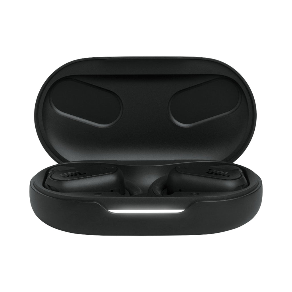 JBL SoundGear Sense - True Wireless Open-Ear Headphones, JBL OpenSound Technology, Splash and dust Resistant, 4 mics for Crisp, Clear Calls, Up to 24 Hours of Battery Life, Plus Speed Charge (Black)