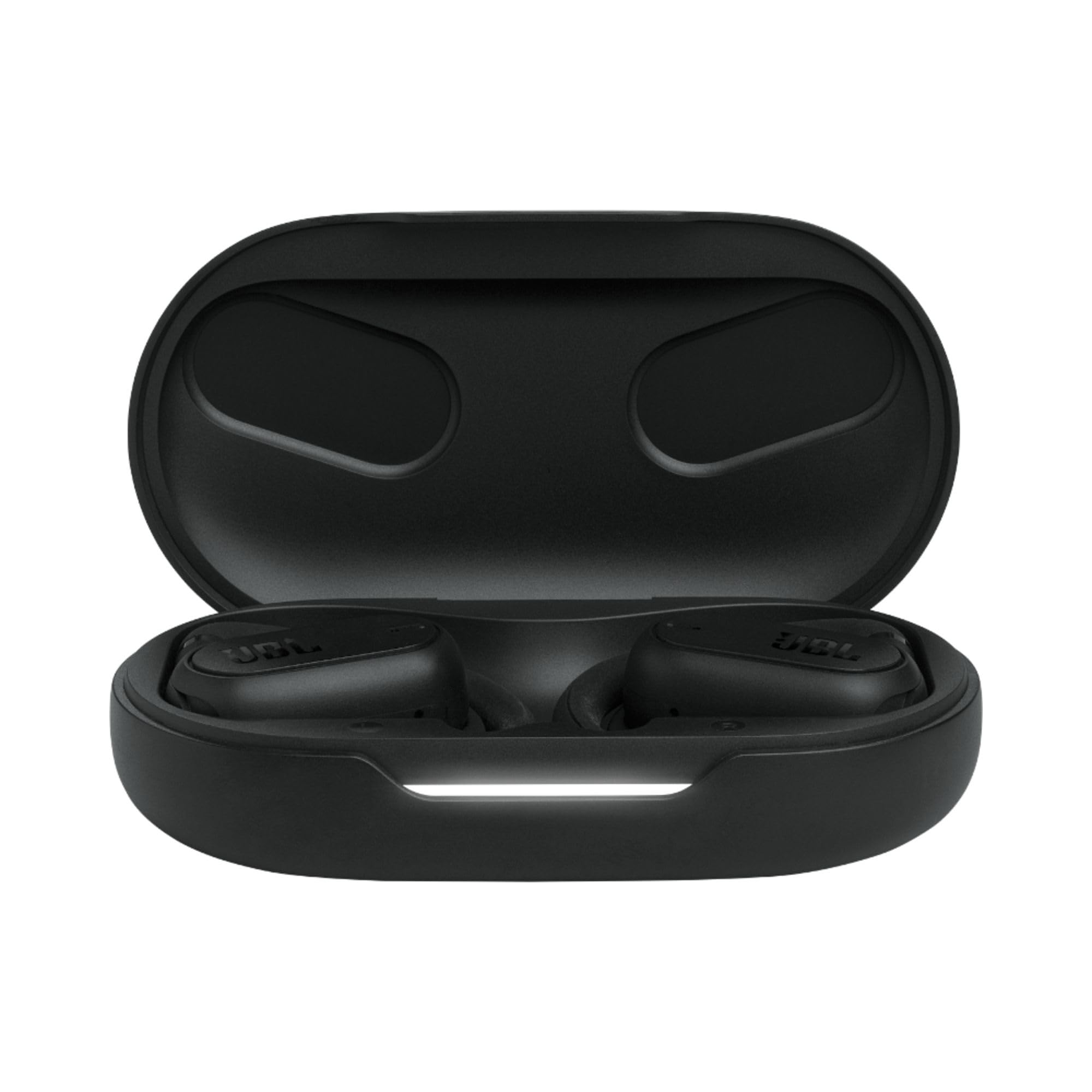 JBL SoundGear Sense - True Wireless Open-Ear Headphones, JBL OpenSound Technology, Splash and dust Resistant, 4 mics for Crisp, Clear Calls, Up to 24 Hours of Battery Life, Plus Speed Charge (Black)