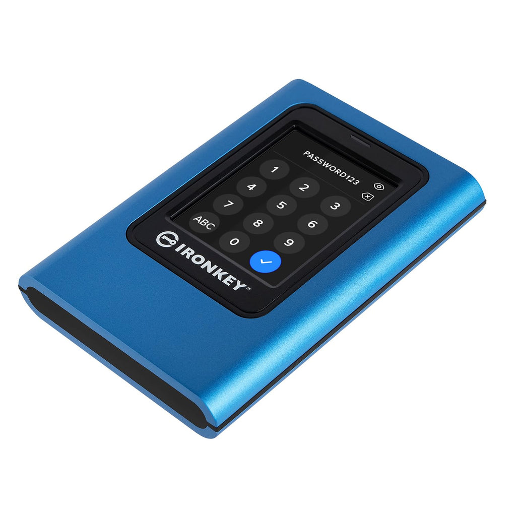 Kingston IronKey Vault Privacy 80 - External SSD - FIPS 197 Certified & XTS-AES 256-bit Encrypted- Up to 250MB/s read, 250MB/s write - IKVP80ES/960G