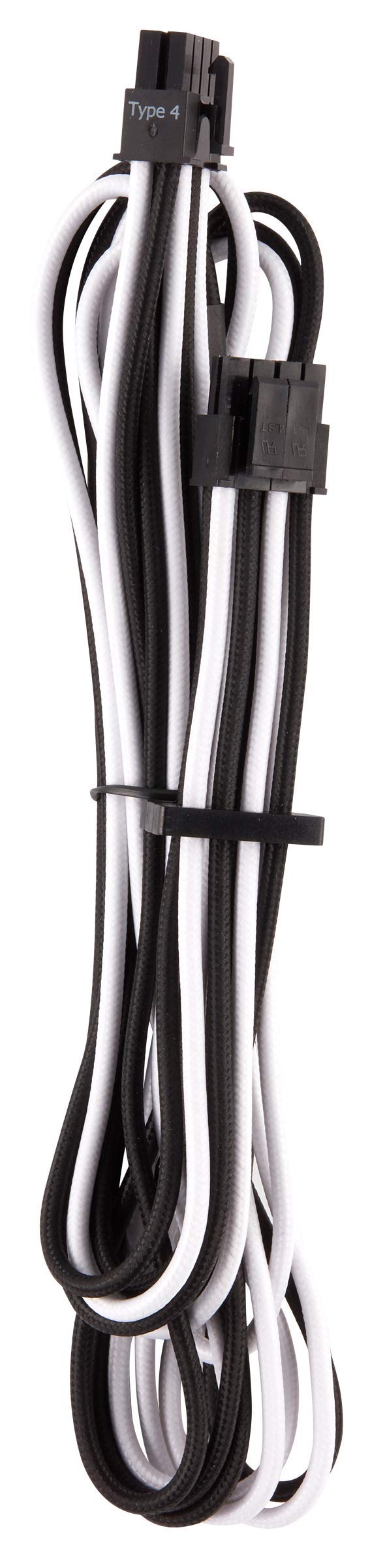 Corsair Premium Individually Sleeved PSU Cables Starter Kit Type 4 Gen 4 – White/Black