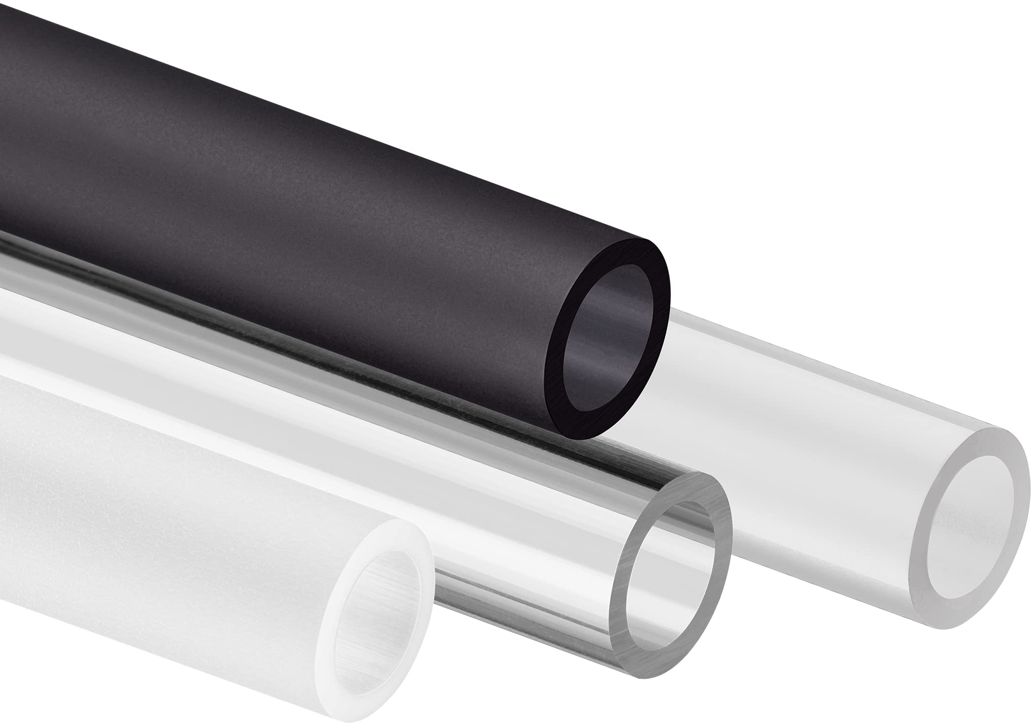 Corsair Hydro X Series XT Hardline Satin 14 mm Tubing (Straight-Line PMMA Tubing, Resilient Construction, Easy to Cut) White, CX-9059010-WW