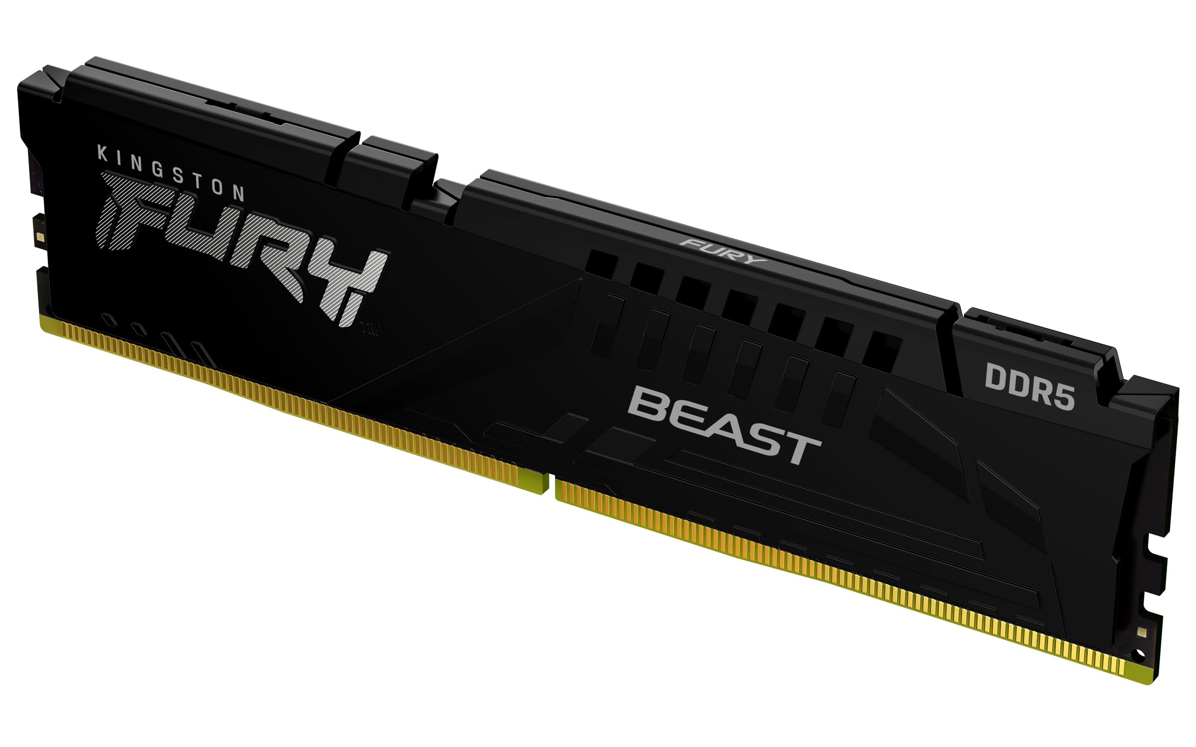Kingston FURY Beast Black DDR5 16GB 6800MT/s CL34 DIMM Desktop Gaming Memory Single Module AMD EXPO and Intel XMP - KF568C34BBE-16