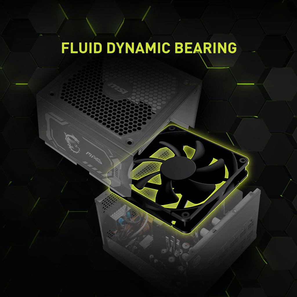 MSI MAG 1250GL PCIE 5 Gaming Power Supply - ATX 3.1 & PCIE 5.1 Ready - Full Modular - 80 Plus Gold Certified 1250W - Compact Size - ATX PSU - 10 Year Warranty