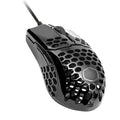Cooler Master MM710 Glossy Black Gaming Mouse with Lightweight Honeycomb Shell, Ultraweave Cable, 16000 DPI Optical Sensor