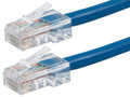 Monoprice Cat5e Ethernet Patch Cable - 10 Feet - Blue, RJ45, Stranded, 350Mhz, UTP, Pure Bare Copper Wire, 24AWG - Zeroboot Series