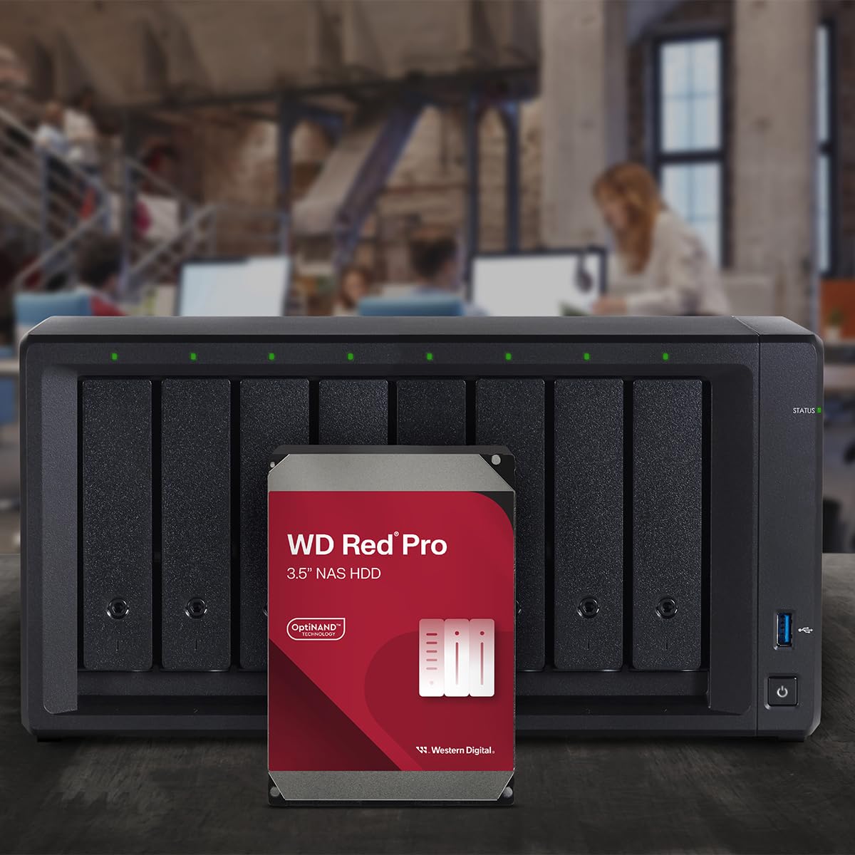 WD Red Pro 24TB NAS 3.5" Internal Hard Drive - 7200 RPM, SATA 6 Gb/s, CMR, 512MB Cache
