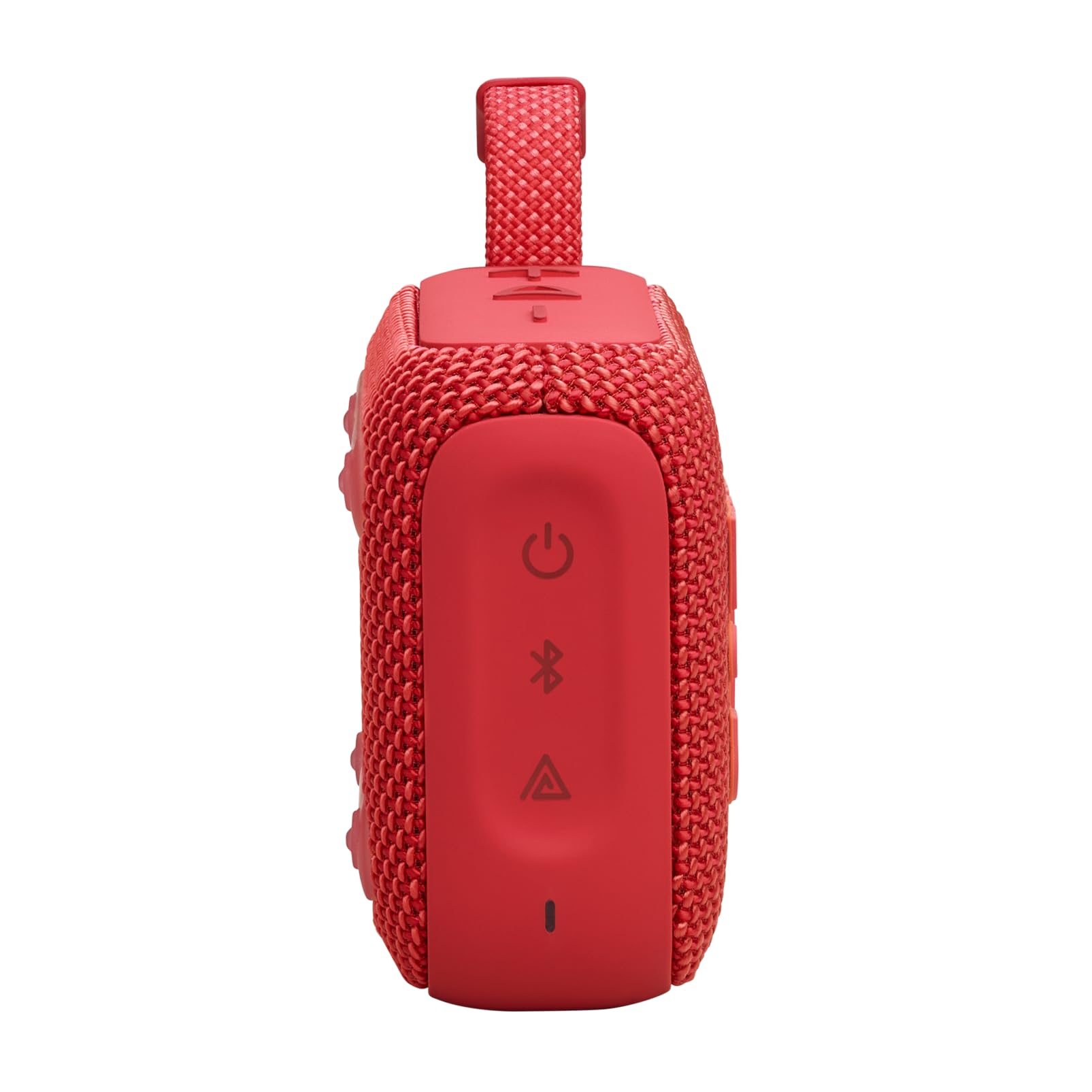 JBL Go 4 - Ultra-Portable, Waterproof and Dustproof Bluetooth Speaker, Big Pro Sound with punchy bass, 7-Hour Built-in Battery, Made in part with recycled materials (Red)