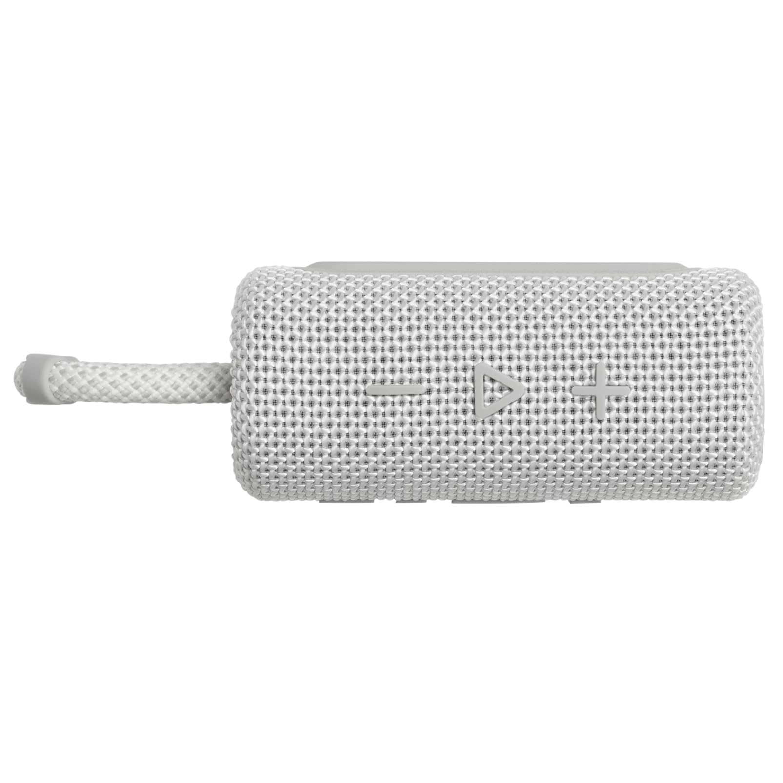 JBL GO 3 Small Bluetooth - Waterproof, Portable Speaker for on the Go - Up to 5h Playback Time with Just One Battery Charge - White
