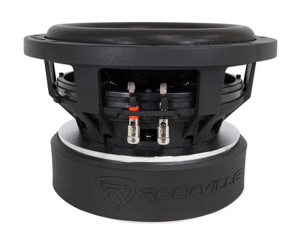 Rockville Punisher 10D1 10" 5000w Peak Competition Car Audio Subwoofer Dual 1-Ohm Sub 1250w RMS CEA Rated