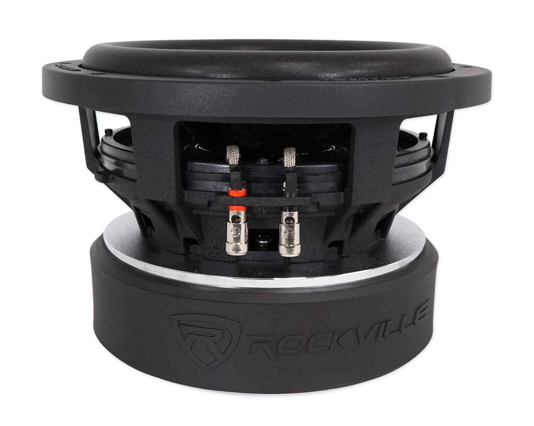 Rockville Punisher 10D1 10" 5000w Peak Competition Car Audio Subwoofer Dual 1-Ohm Sub 1250w RMS CEA Rated