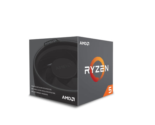 AMD YD2600BBAFBOX Processeur RYZEN5 2600 Socket AM4 3.9Ghz Max Boost, 3,4Ghz Base+19MB
