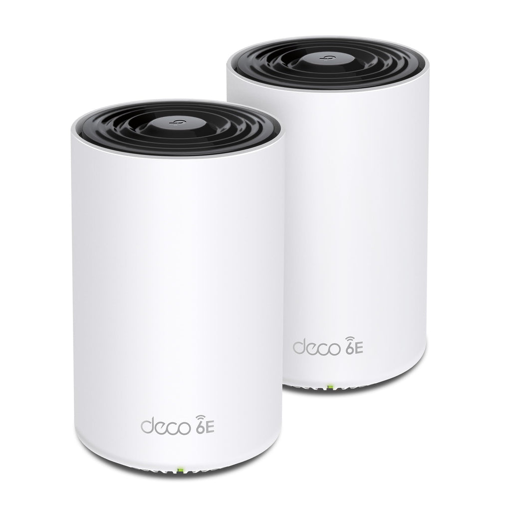 TP-Link Deco AXE4900 Tri-Band WiFi 6E Mesh WiFi System (Deco XE70 Pro) - 2.5G WAN/LAN Ports, 4.9 Gbps Wi-Fi 5,500 Sq. Ft Coverage, Connect up to 200 Devices, New 6 GHz Band 2-Pack 2024 Release