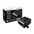 Thermaltake Smart 700W 80+ White Certified PSU, Continuous Power with 120mm Ultra Quiet Fan, ATX 12V V2.3/EPS 12V Active PFC Power Supply PS-SPD-0700NPCWUS-W